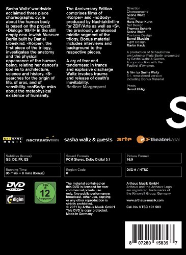 SASHA WALTZ AND GUES - SASHA WALTZ NOBODY - DVD image 2