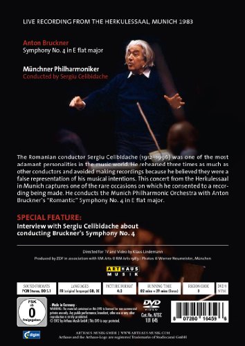 BRUCKNER SYMPHONY NO - SERGIU CELIBIDACHE; MUNICH PHI - DVD image 2