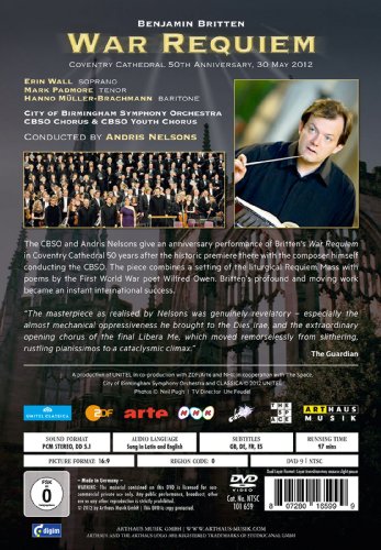 CITY OF BIRMINGHAM S - WAR REQUIEM - DVD image 2