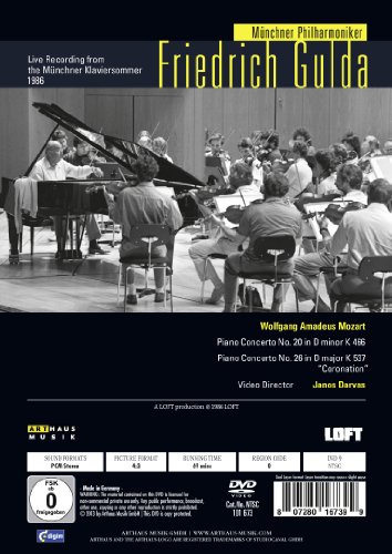 MUNICH PHILHARMONIC - FRIEDRICH GULDA -MOZART PIANO - DVD image 2