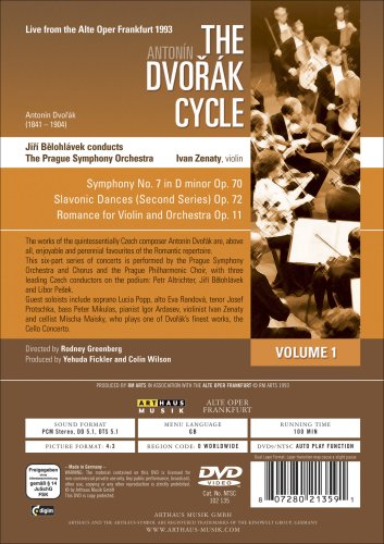 PRAGUE SYMPHONY ORCH - DVORAK CYCLE VOL. I - DVD image 2