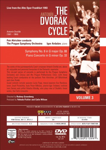 PRAGUE SYMPHONY ORCH - DVORAK CYCLE VOL. III - DVD image 2