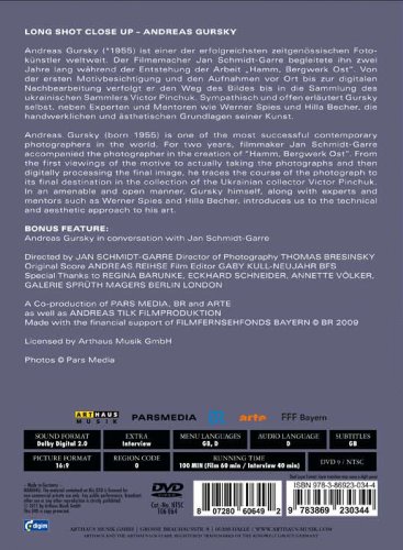 JAN SCHMIDT-GARRE - ANDREAS GURSKY - LONG SHOT CLO - DVD image 2