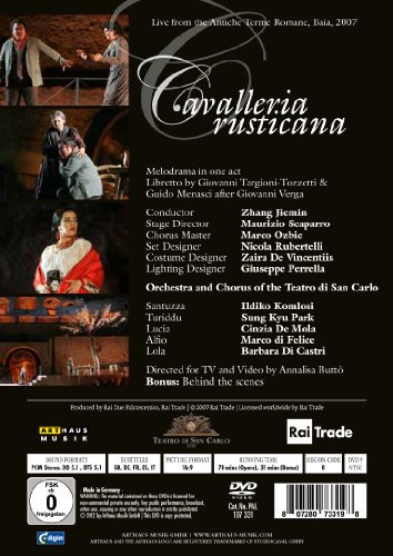 Cavalleria Rusticana: Orchestra Del Teatro Di San Carlo (Jiemin) - DVD image 2