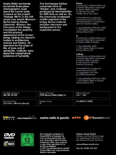 HANS PETER KUHN / JO - SASHA WALTZ - KORPER / S / NOB - DVD image 2