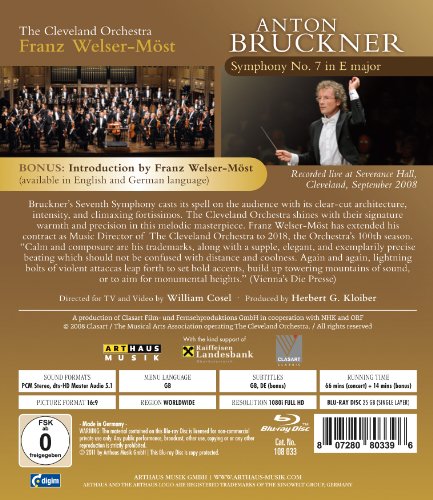 CLEVELAND ORCHESTRA - SYMPHONY NO. 7 - BLUR image 2