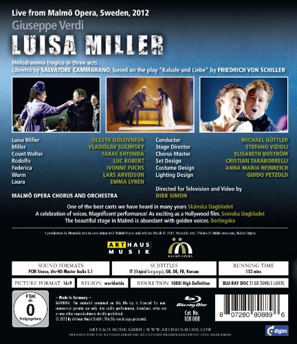 MALMO OPERA CHORUS A - LUISA MILLER - BLUR image 2
