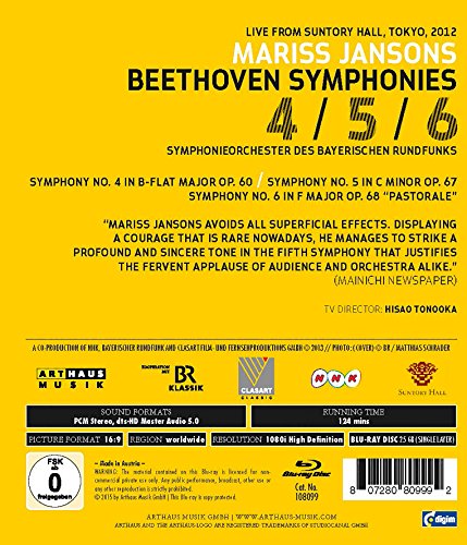 BAVARIAN RADIO SYMPH - MARISS JANSONS - BEETHOVEN SYM - BLUR image 2