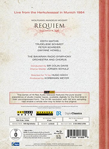 BAVARIAN RADIO SYMPH - REQUIEM MASS IN D MINOR KV 626 - BLUR image 2