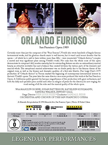 ORCHESTRA AND CHORUS - ORLANDO FURIOSO - DVD image 2