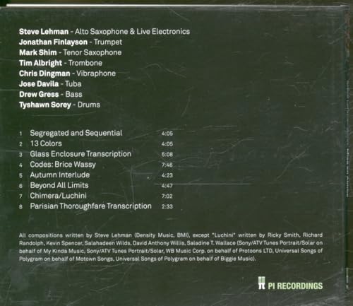 STEVE -OCTET- LEHMAN - Mise En Abîme - CD image 2