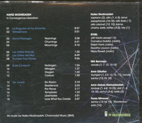 Hafez Modirzadeh - In Convergence Liberation - CD image 2