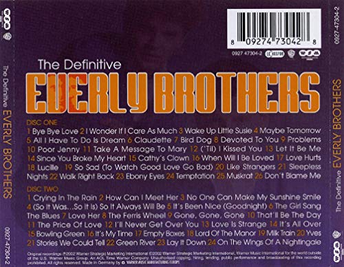 Everly Brothers - Definitive - Used CD image 2
