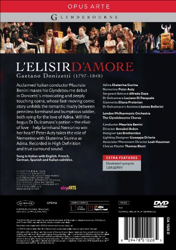 L'elisir D'amore: Glyndebourne (Benini) - DVD image 2