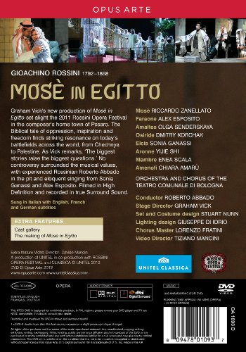 Mosè in Egitto: Rossini Opera Festival (Abbado) - DVD image 2