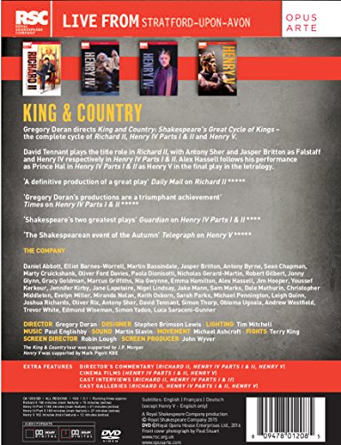 King & Country - Shakespeare's Great Cycle of Kings - DVD image 2
