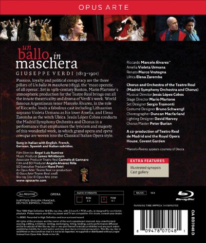 Un Ballo in Maschera: Teatro Real (Lopez-Cobos) - BLUR image 2