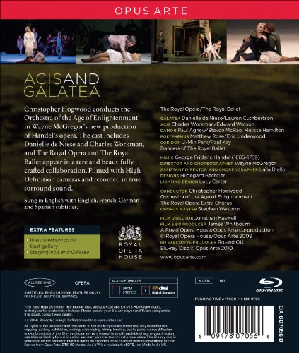 Acis and Galatea: Royal Opera House (Hogwood) - BLUR image 2