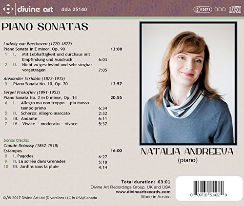Ludwig van Beethoven - Natalia Andreeva Plays Piano Sonatas - CD image 2