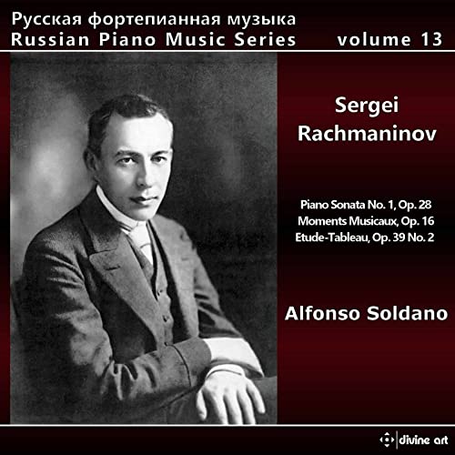 Sergei Rachmaninov - : Piano Sonata No. 1 Op. 28/Moments Musicaux.. - CD image 1