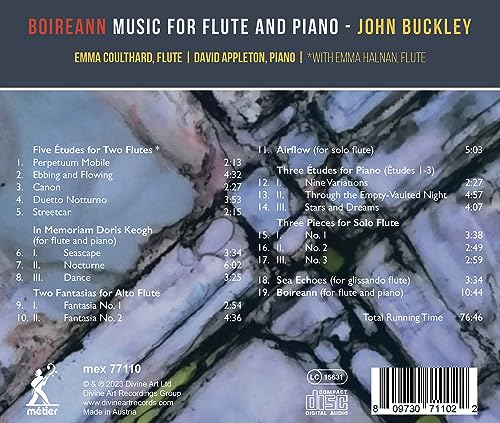 COULTHARD/APPLETON/H - BUCKLEY - BOIREANN - CD image 2