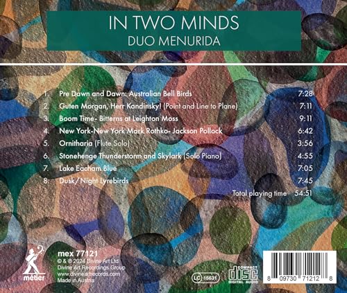 DUO MENURIDA - IN TWO MINDS - CD image 2