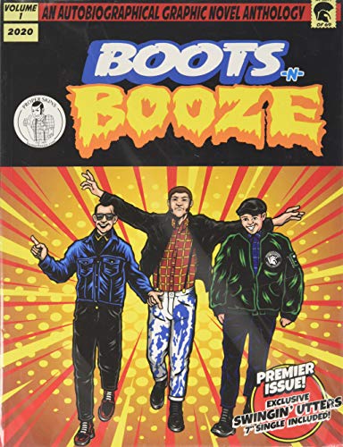 BOOTS-N-BOOZE - COMIC WITH SWINGIN' UTTERS 7 INCH - BK image 1