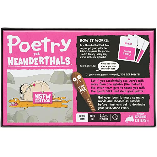 Poetry for Neanderthals (NSFW edition) - Non-book item image 5