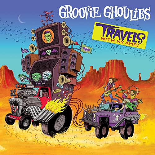GROOVIE GHOULIES - TRAVELS WITH MY AMP (BLUE & GREEN GALAXY VINYL) - Vi image 1
