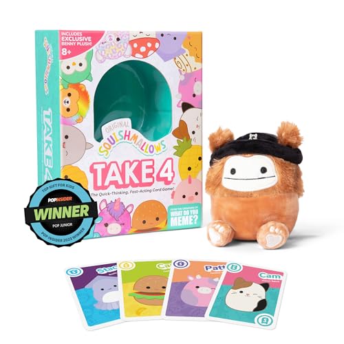 Squishmallows TAKE4 Card Game - Non-book item image 1