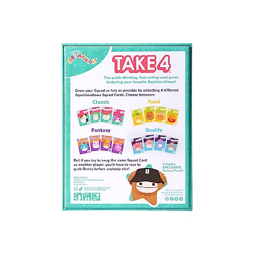 Squishmallows TAKE4 Card Game - Non-book item image 6
