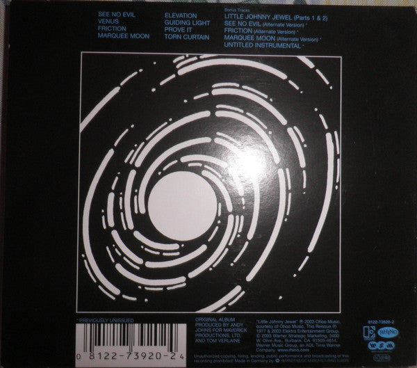 Television - Marquee Moon - CD image 3