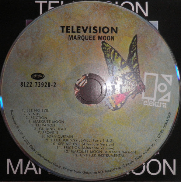 Television - Marquee Moon - CD image 4