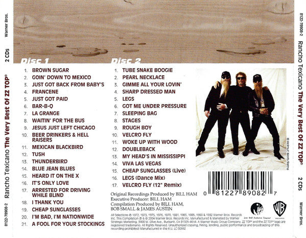 ZZ Top - Rancho Texicano: The Very Best Of - CD image 2