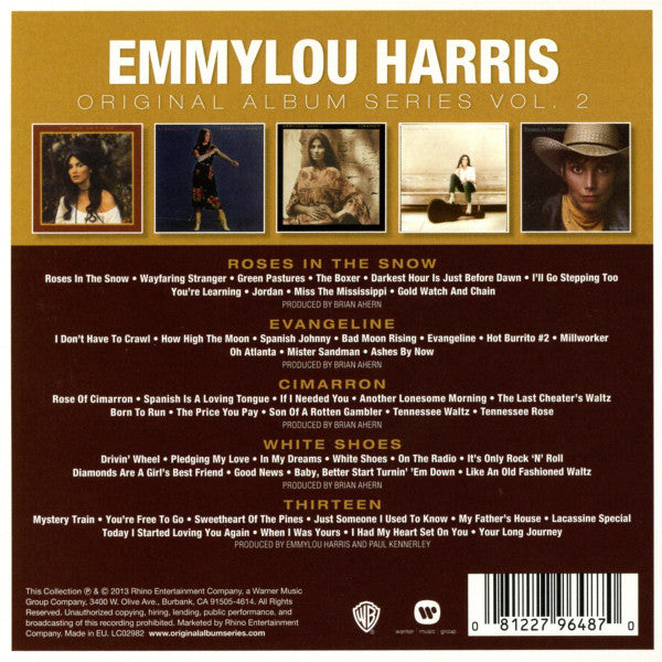 Emmylou Harris - Original Album Series Vol.2 - CD image 2