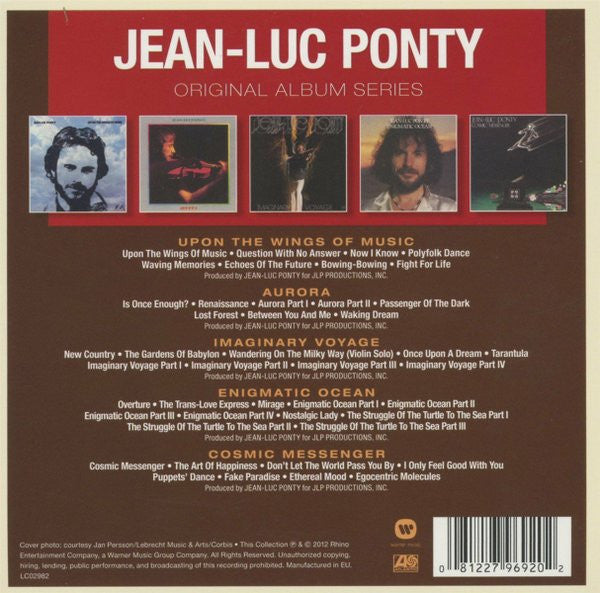 Jean-Luc Ponty - Original Album Series - Box Set image 2