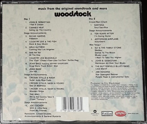 Various - Woodstock: Music From The Original Soundtrack And More - CD image 3