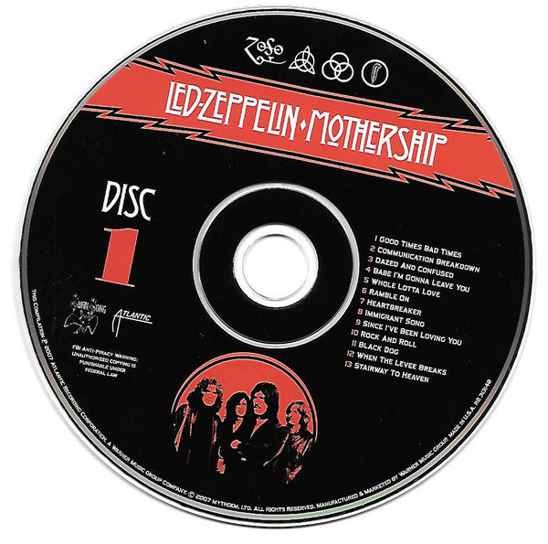 Led Zeppelin - Mothership - Used CD image 2