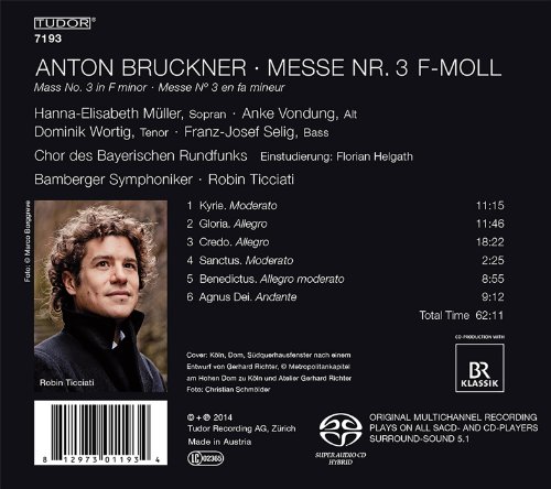 BAVARIAN RAD CHOIR:T - BRUCKNER:MASS NO. 3 IN F MIN - CD image 2