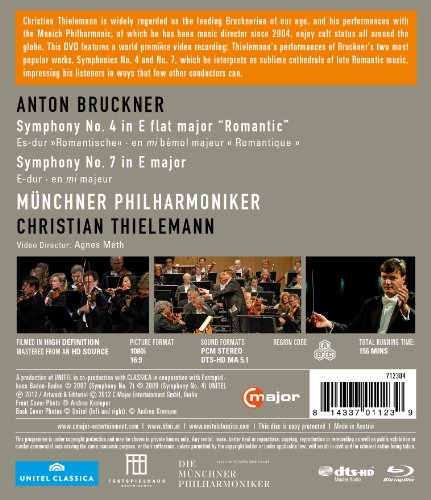 Bruckner: Symphony No. 4 and 7 (Thielemann) - Blu-ray image 2