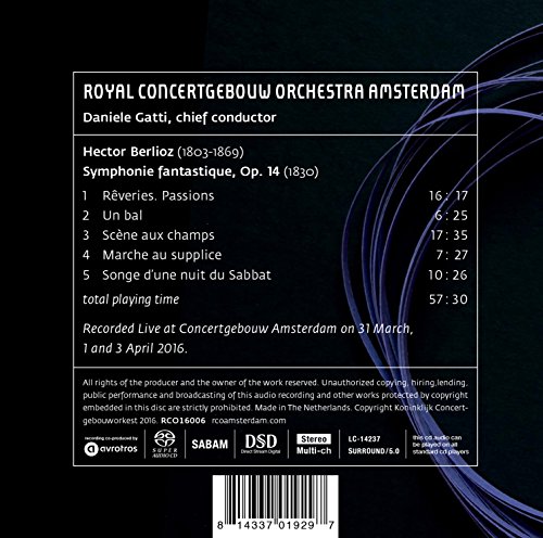 Royal Concertgebouw - Berlioz: Symphonie fantastique - CD image 2