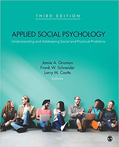 Applied Social Psychology : Understanding and Addressing Social and Practical Problems