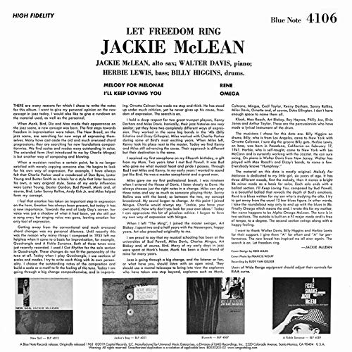 Jackie McLean - Let Freedom Ring - CD image 4