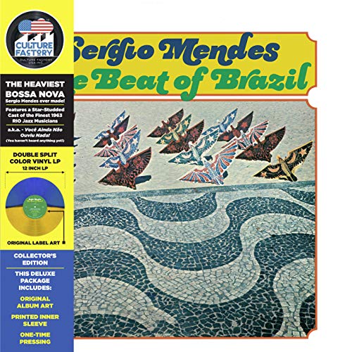 BEAT OF BRAZIL (YELLOW/BLUE BICOLOUR VINYL) - Vinyl Record image 7