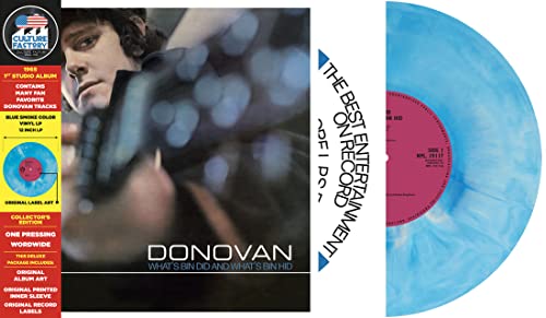 DONOVAN - WHAT'S BIN DID & WHAT'S BIN HID (BLUE & WHITE) - Vinyl Record image 2