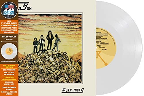 SAMSON - SURVIVORS (MILKY CLEAR) - Vinyl Record image 1
