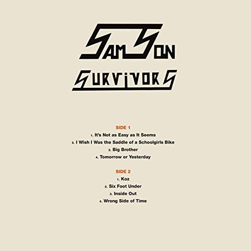 SAMSON - SURVIVORS (MILKY CLEAR) - Vinyl Record image 4