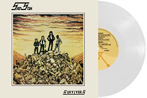SAMSON - SURVIVORS (MILKY CLEAR) - Vinyl Record image 8