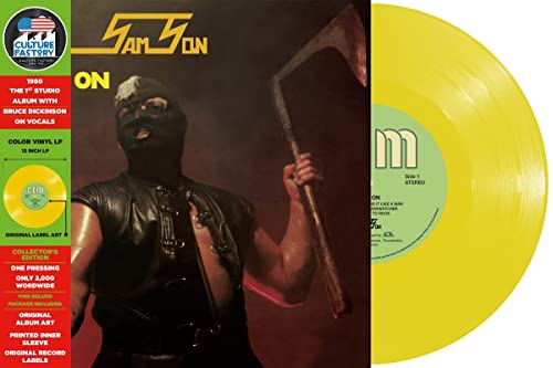 SAMSON - HEAD ON (BRIGHT YELLOW) - Vinyl Record image 2
