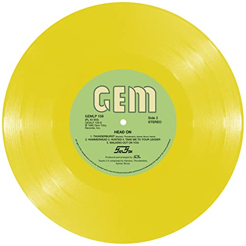 SAMSON - HEAD ON (BRIGHT YELLOW) - Vinyl Record image 7